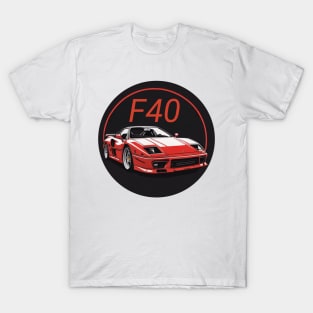 Ferrari F40 legendary design T-Shirt